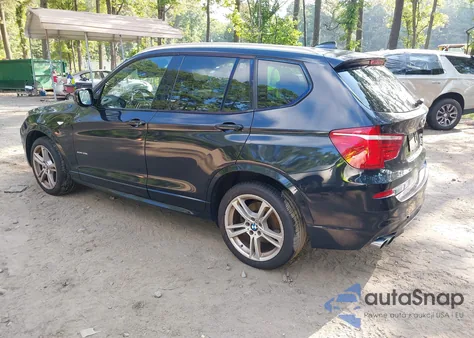 2014 BMW X3 xDrive28I z USA, uszkodzony, nr VIN 5UXWX9C50E0D27895